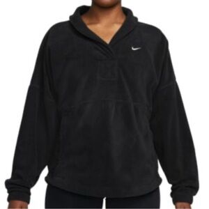 Nike Black Therma-Fit One Fleece Long Sleeve Pullover